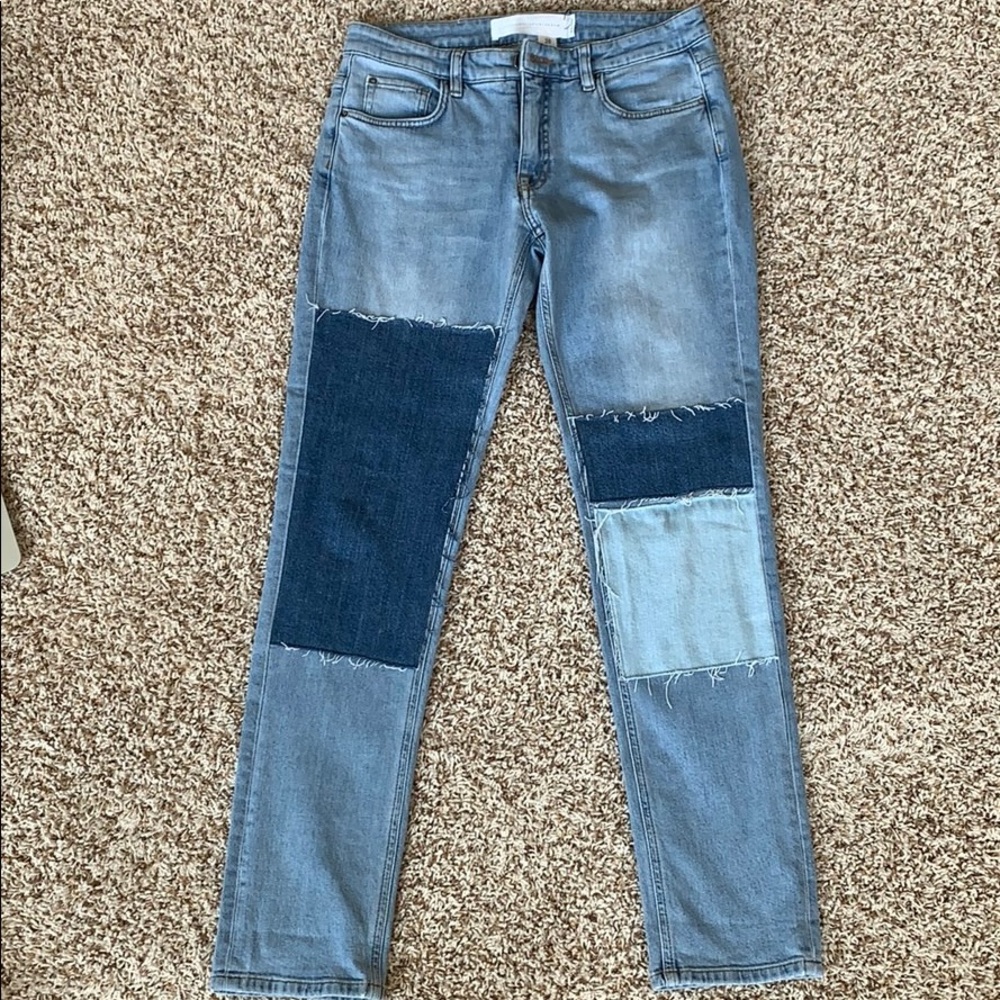 Victoria Beckham Patch Jeans NWOT sz 28